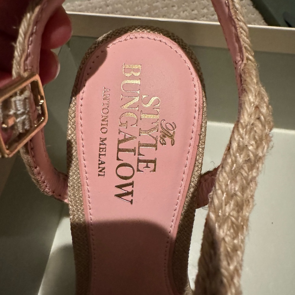 Antonio Melani jute platform heels - Picture 6 of 6